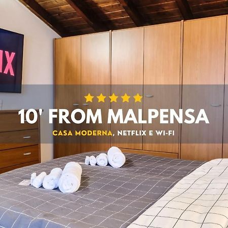 10' From Malpensa Casa Moderna, Netflix & Wi-Fi Apartamento Casorate Sempione Exterior foto